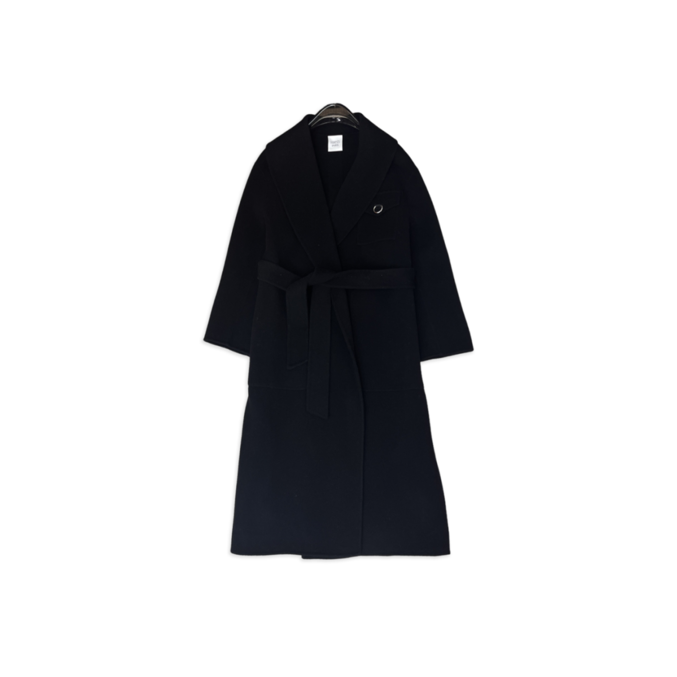 H**me5 lapel cashmere coat